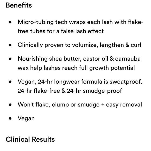 $10❤️‍🔥 LAST 1! Tarte Tartlette Tubing Mascara Travel Size BLACK 👁️ NEW Mini - Picture 7 of 9